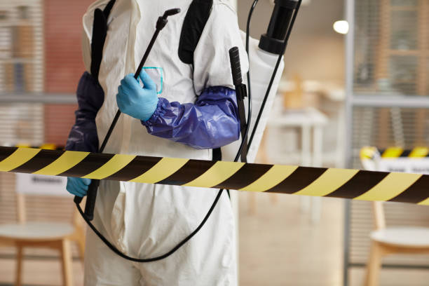 Professional Sewage Cleanup technician working in Salisbury, NC